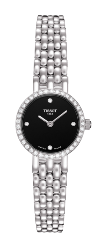 Tissot Caliente Quartz 19.5 White Gold / Diamond / Black / Bracelet